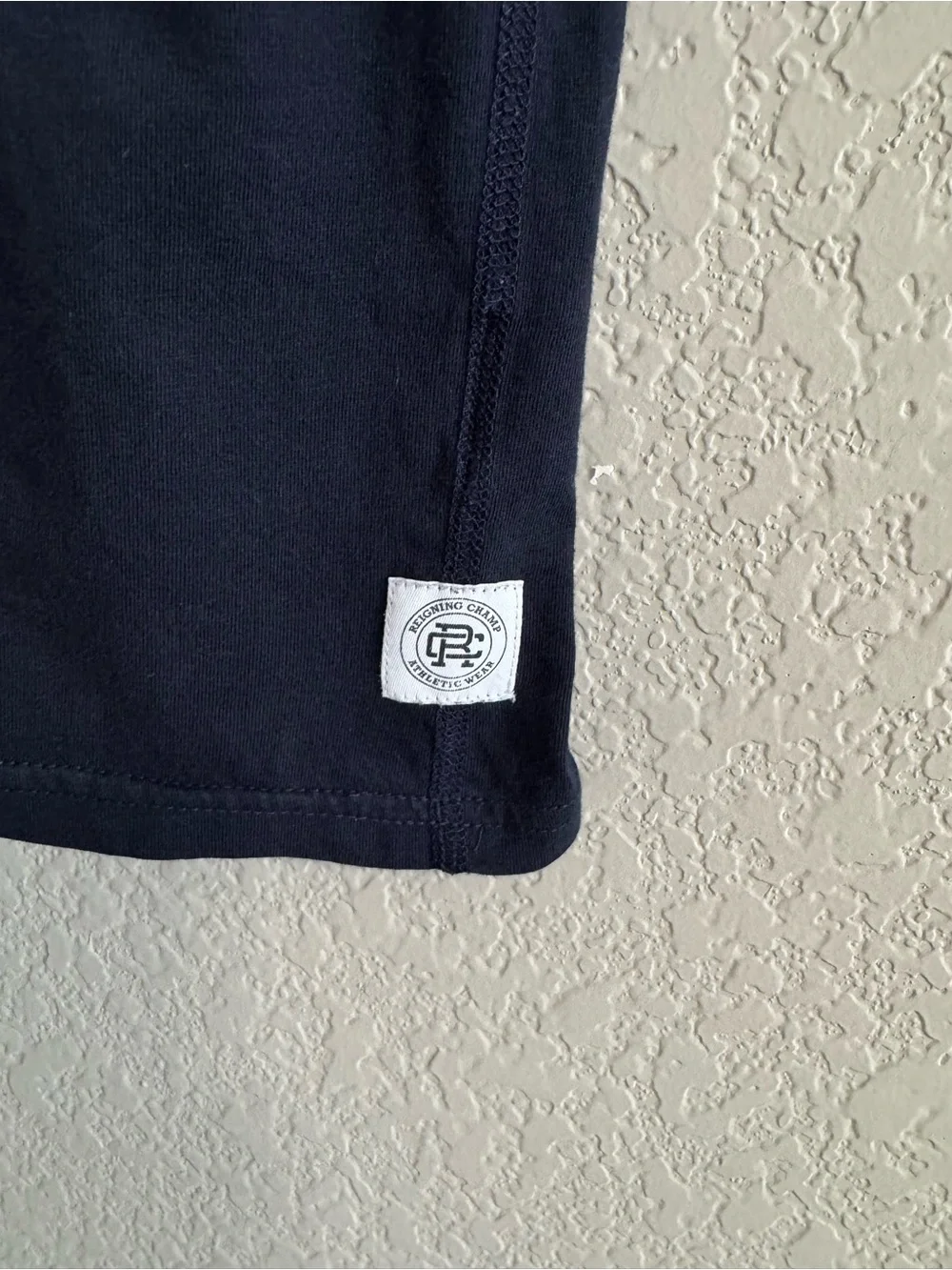 Reigning Champ Navy Blue Tee Shirt Large